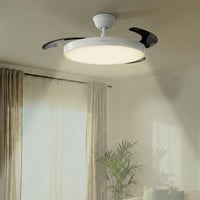 Stropný ventilátor so svetlom Cecotec EnergySilence Aero 300 Air Invisible, so zasúvateľnými lopatkami, 30W DC motorom, diaľkovým ovládaním, 6 rýchlosťami, 4-hodinovým časovačom a funkciou leto-zima 7