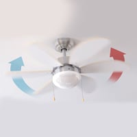 Stropný ventilátor Cecotec EnergySilence Aero 350, 81 cm, 50 W, 6 otočných lopatiek, 3 – bez tienidla (stav: pozri 2. obrázok) 8