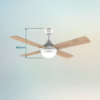 Stropný ventilátor Cecotec EnergySilence Aero 4250 DC s LED osvetlením, 42 palcov, 4 reverzibilné lopatky, diaľkové ovládanie, časovač, 6 rýchlostí, 40 W 4