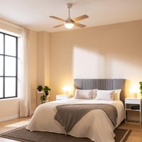 Stropný ventilátor Cecotec EnergySilence Aero 4250 DC s LED osvetlením, 42 palcov, 4 reverzibilné lopatky, diaľkové ovládanie, časovač, 6 rýchlostí, 40 W 5