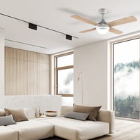 Stropný ventilátor Cecotec EnergySilence Aero 4250 DC s LED osvetlením, 42 palcov, 4 reverzibilné lopatky, diaľkové ovládanie, časovač, 6 rýchlostí, 40 W 10