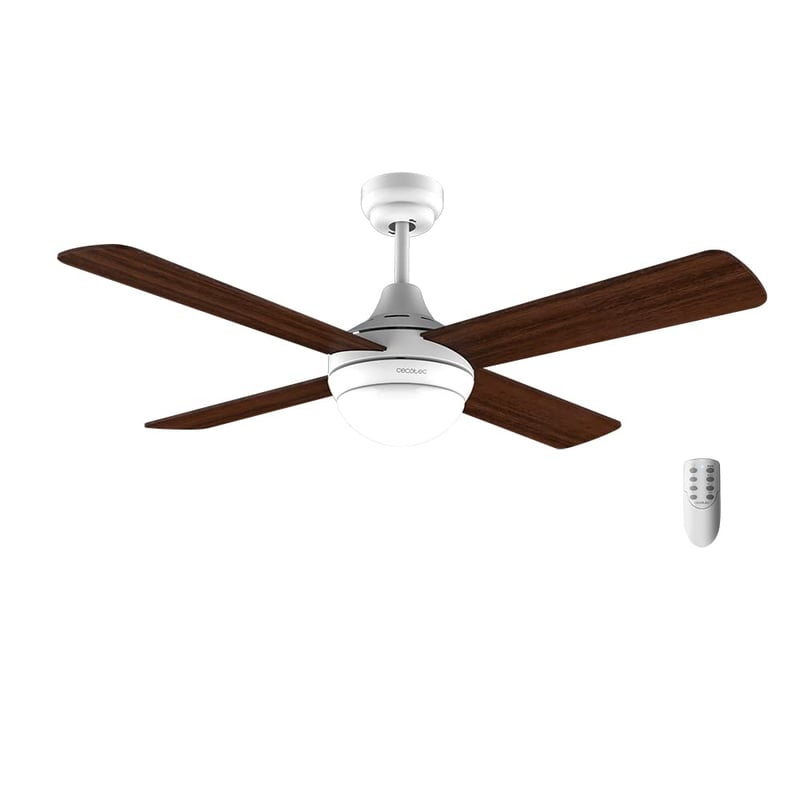 Stropný ventilátor Cecotec EnergySilence Aero 4250 Fresh 42" 55W s LED svetlom, diaľkovým ovládaním, 8-hodinovým časovačom, 3 rýchlosťami a 4 obojstrannými lopatkami