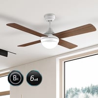 Stropný ventilátor Cecotec EnergySilence Aero 4250 Fresh 42" 55W s LED svetlom, diaľkovým ovládaním, 8-hodinovým časovačom, 3 rýchlosťami a 4 obojstrannými lopatkami 7