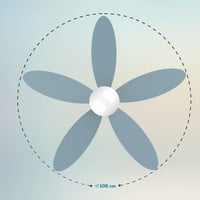 Stropný ventilátor Cecotec EnergySilence Aero 4260 Sky s LED osvetlením — Jedna z lopatiek je poškriabaná a produkt bol používaný (stav: pozri 2. obrázok) 6