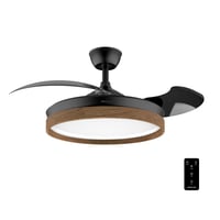 Stropni ventilator sa svjetlom Cecotec EnergySilence Aero 4320 Invisible Wood & Black, 35W, 6 brzina, sklopive lopatice, daljinski upravljač, timer 1