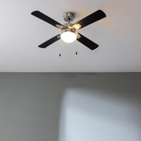 Stropný ventilátor so svetlom Cecotec EnergySilence Aero 450 IronBlack, 50W DC motor, priemer 106 cm, 4 obojstranné lopatky, 3 rýchlosti, letný a zimný režim 2