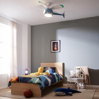 Stropný ventilátor so svetlom Cecotec EnergySilence Aero 4600 Helicopter, 100 cm, 36W DC motor, 32W LED, 4 lopatky, 6 rýchlostí, časovač, zimný/letný režim 4