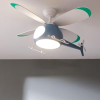 Stropný ventilátor so svetlom Cecotec EnergySilence Aero 4600 Helicopter, 100 cm, 36W DC motor, 32W LED, 4 lopatky, 6 rýchlostí, časovač, zimný/letný režim 3