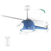 Stropný ventilátor so svetlom Cecotec EnergySilence Aero 4600 Helicopter, 100 cm, 36W DC motor, 32W LED, 4 lopatky, 6 rýchlostí, časovač, zimný/letný režim 1