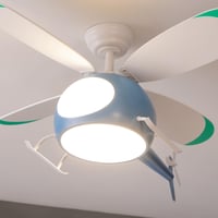 Stropný ventilátor so svetlom Cecotec EnergySilence Aero 4600 Helicopter, 100 cm, 36W DC motor, 32W LED, 4 lopatky, 6 rýchlostí, časovač, zimný/letný režim 6