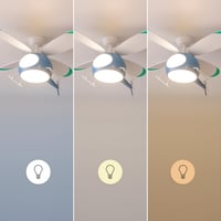 Stropný ventilátor so svetlom Cecotec EnergySilence Aero 4600 Helicopter, 100 cm, 36W DC motor, 32W LED, 4 lopatky, 6 rýchlostí, časovač, zimný/letný režim 9