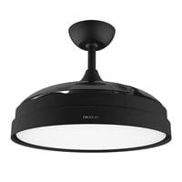Stropný ventilátor Cecotec EnergySilence Aero 470, 55 W, diaľkové ovládanie, 3 lopatky, 3 rýchlosti, priemer 106 cm, čierny, zimná funkcia, 132 cm, sivý 4