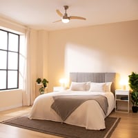 Ventilator de tavan Cecotec EnergySilence Aero 480 cu lampă, telecomandă, 65 W, diametru 106 cm, 3 pale reversibile, finisaj nuc/fag 3