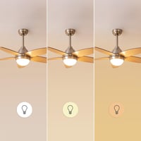 Stropný ventilátor Cecotec EnergySilence Aero 495 so svetlom, 55 W, priemer 106 cm, 5 reverzibilných lopatiek, LED osvetlenie, diaľkové ovládanie, 8-hodinový časovač, 3 rýchlosti, drevené prevedenie 8