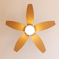 Stropný ventilátor Cecotec EnergySilence Aero 495 so svetlom, 55 W, priemer 106 cm, 5 reverzibilných lopatiek, LED osvetlenie, diaľkové ovládanie, 8-hodinový časovač, 3 rýchlosti, drevené prevedenie 4