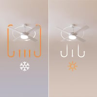 Stropni ventilator Cecotec EnergySilence Aero 5200 White Line s daljinskim upravljačem, LED svjetlom, 132 cm, 60 W, bakreni motor, 3 brzine 10