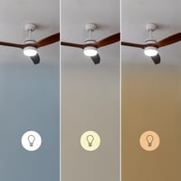 Stropný ventilátor Cecotec EnergySilence Aero 5230 White&BlackWood s osvetlením a diaľkovým ovládaním, 132 cm, 40W DC motor, LED, 6 rýchlostí, zimný/letný režim 8