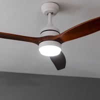 Stropný ventilátor Cecotec EnergySilence Aero 5230 White&BlackWood s osvetlením a diaľkovým ovládaním, 132 cm, 40W DC motor, LED, 6 rýchlostí, zimný/letný režim 5