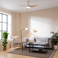 Stropný ventilátor so svetlom Cecotec EnergySilence Aero 5250 LightWood – 62 W jednosmerný motor, priemer 122 cm, 18 W LED, diaľkové ovládanie, 3 rýchlosti 3
