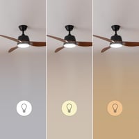 Ventilator de tavan cu lampă Cecotec EnergySilence Aero 5250 Blackwood, 62 W, 48 inchi, 3 viteze, temporizator, mod iarnă-vară 8