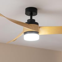 Stropný ventilátor Cecotec EnergySilence Aero 5285 LightWood so svetlom, 132 cm, 40W DC motor, 18W LED, 6 rýchlostí, diaľkové ovládanie, režim zima-leto 6