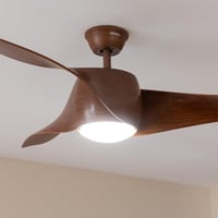 Stropný ventilátor Cecotec EnergySilence Aero 5290 BlackWood so svetlom, 132 cm, 40W jednosmerný motor, LED osvetlenie, diaľkové ovládanie, programovateľný časovač, zimný a letný režim 7