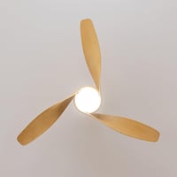 Stropný ventilátor Cecotec EnergySilence Aero 5290 LightWood so svietidlom, 132 cm, 40W DC motor, LED svetlo, diaľkové ovládanie, programovateľný časovač 8
