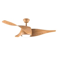 Stropný ventilátor Cecotec EnergySilence Aero 5290 LightWood so svietidlom, 132 cm, 40W DC motor, LED svetlo, diaľkové ovládanie, programovateľný časovač 2