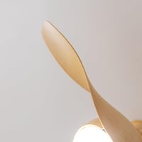 Stropný ventilátor Cecotec EnergySilence Aero 5290 LightWood so svietidlom, 132 cm, 40W DC motor, LED svetlo, diaľkové ovládanie, programovateľný časovač 6
