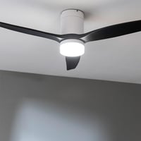 Cecotec EnergySilence Aero 5600 Aqua GoldDarkWood Connected mennyezeti ventilátor lámpával, 132 cm, 40 W, LED 20 W, 3 lapát, 6 sebesség, Wi- 5