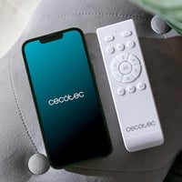 Cecotec EnergySilence Aero 5600 Aqua GoldDarkWood Connected mennyezeti ventilátor lámpával, 132 cm, 40 W, LED 20 W, 3 lapát, 6 sebesség, Wi- 7