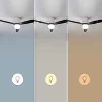 Cecotec EnergySilence Aero 5600 Aqua GoldDarkWood Connected mennyezeti ventilátor lámpával, 132 cm, 40 W, LED 20 W, 3 lapát, 6 sebesség, Wi- 8
