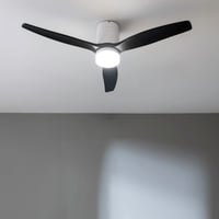 Cecotec EnergySilence Aero 5600 Aqua GoldDarkWood Connected mennyezeti ventilátor lámpával, 132 cm, 40 W, LED 20 W, 3 lapát, 6 sebesség, Wi- 2