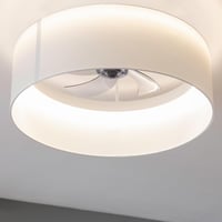 Stropný ventilátor so svetlom Cecotec EnergySilence LampAero 650 White Design, jednosmerný motor, 20 W, 45 W LED, priemer 43 cm, 5 lopatiek, 6 rýchlostí, t 5