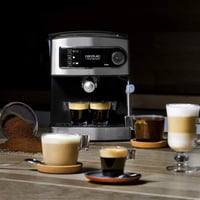 Cecotec Eszpresszó és Cappuccino Kávéfőző Gép, 20 Bar Nyomás, 850W, Dupla Kifolyó, Tejhabosító, Csészemelegítő, Fekete 2