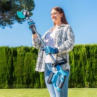Cecotec Freemove FastCut 4000 650W akkumulátoros fűnyíró 2 akkuval, forgófejes, teleszkópos 7