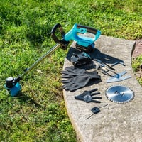Cecotec Freemove FastCut 4000 650W akkumulátoros fűnyíró 2 akkuval, forgófejes, teleszkópos 8