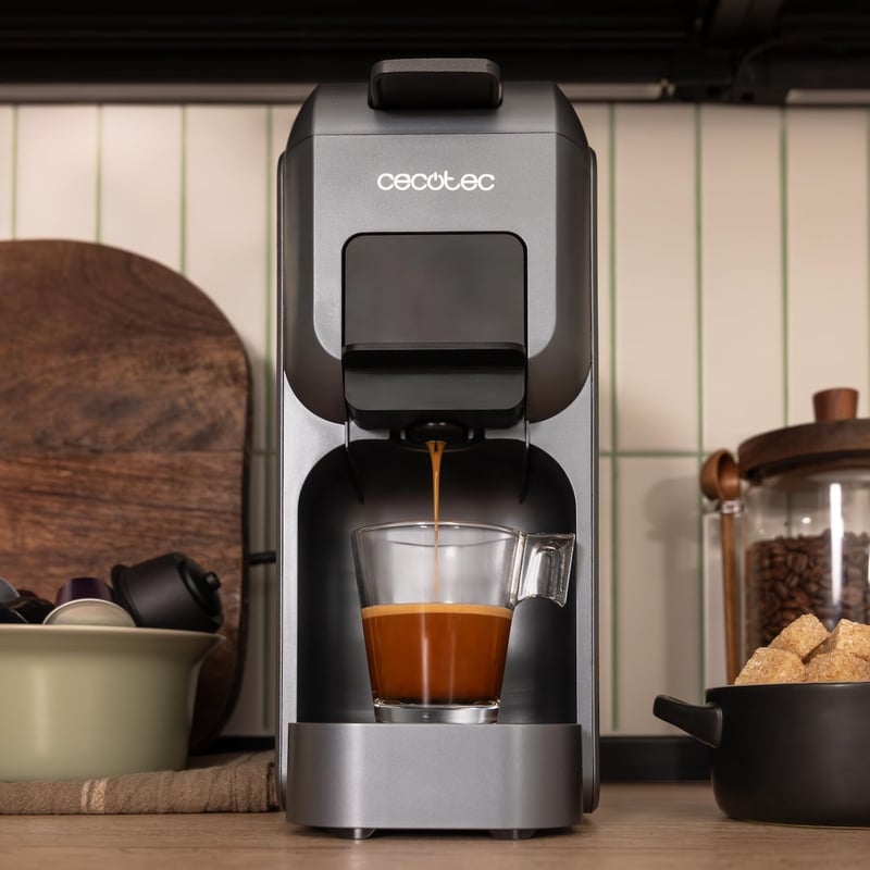 Cecotec Freestyle Compact Black 4az1-ben kávéfőző gép 1350W Nespresso Dolce Gusto