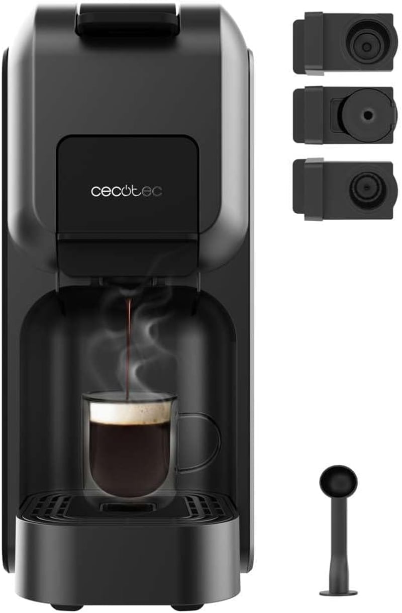 Cecotec Freestyle Compact Black 4az1-ben kávéfőző gép 1350W Nespresso Dolce Gusto