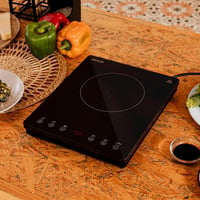 Cecotec Full Magma Slim hordozható indukciós főzőlap 2000W, 8 fokozat, üveg felület, érintőkijelző 2