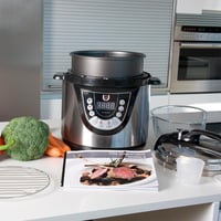 Cecotec GM Olla D+ Programozható Elektromos Kukta 6L, 1000W, 9 Főzési Menü, 2 Nyomásszint, Sütési Funkció, Hangvezérlés, 12 Személyes 5