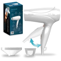 Cecotec Ionicare Travelwhite 2400W Összecsukható Hajszárító Ionizáló Funkcióval - White, 2400 W 1