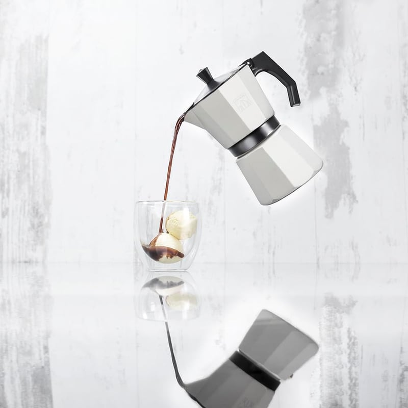 Cecotec Italian Cumbia Mokclassic 1200 kávéfőző 775ml krém alumínium 12 csészéhez