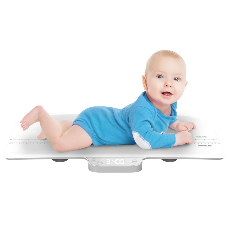 Digitálna detská váha Cecotec Nana BabyCare SmartWeight – 60x25 cm, max. 40 kg