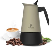 Cecotec Piccolina 400 Green Moka Kávéfőző 200ml 4 Csészés Rozsdamentes Acél 1