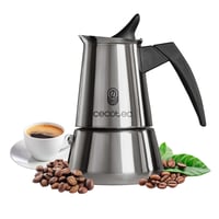 Cecotec Piccolina 400 moka kafetijera - nehrđajući čelik - 200 ml (4 šalice) 2