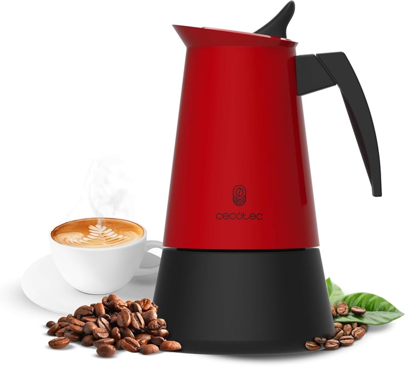 Cecotec Piccolina 600 Moka Kávéfőző 300ml 6 Csészés Rozsdamentes Acél
