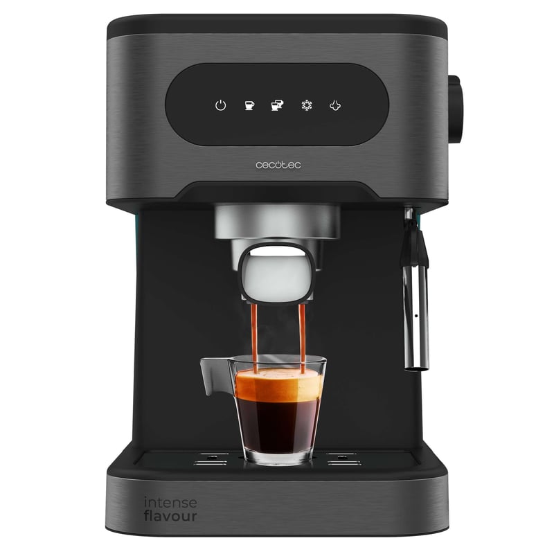 Aparat za espresso i cappuccino Cecotec Power Espresso 20 ColdBrew, hladno kuhanje, tlak od 20 bara, rotirajuća mlaznica za paru, spremnik za vodu od 1,5 litre