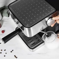 Pákový kávovar Cecotec Power Espresso 20 Matic – 850 W, 20 bar, 1,5 l, dvojitá výpusť, naparovacia dýza, nehrdzavejúca oceľ, čierno-strieborný 4