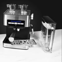 Pákový kávovar Cecotec Power Espresso 20 Matic – 850 W, 20 bar, 1,5 l, dvojitá výpusť, naparovacia dýza, nehrdzavejúca oceľ, čierno-strieborný 6